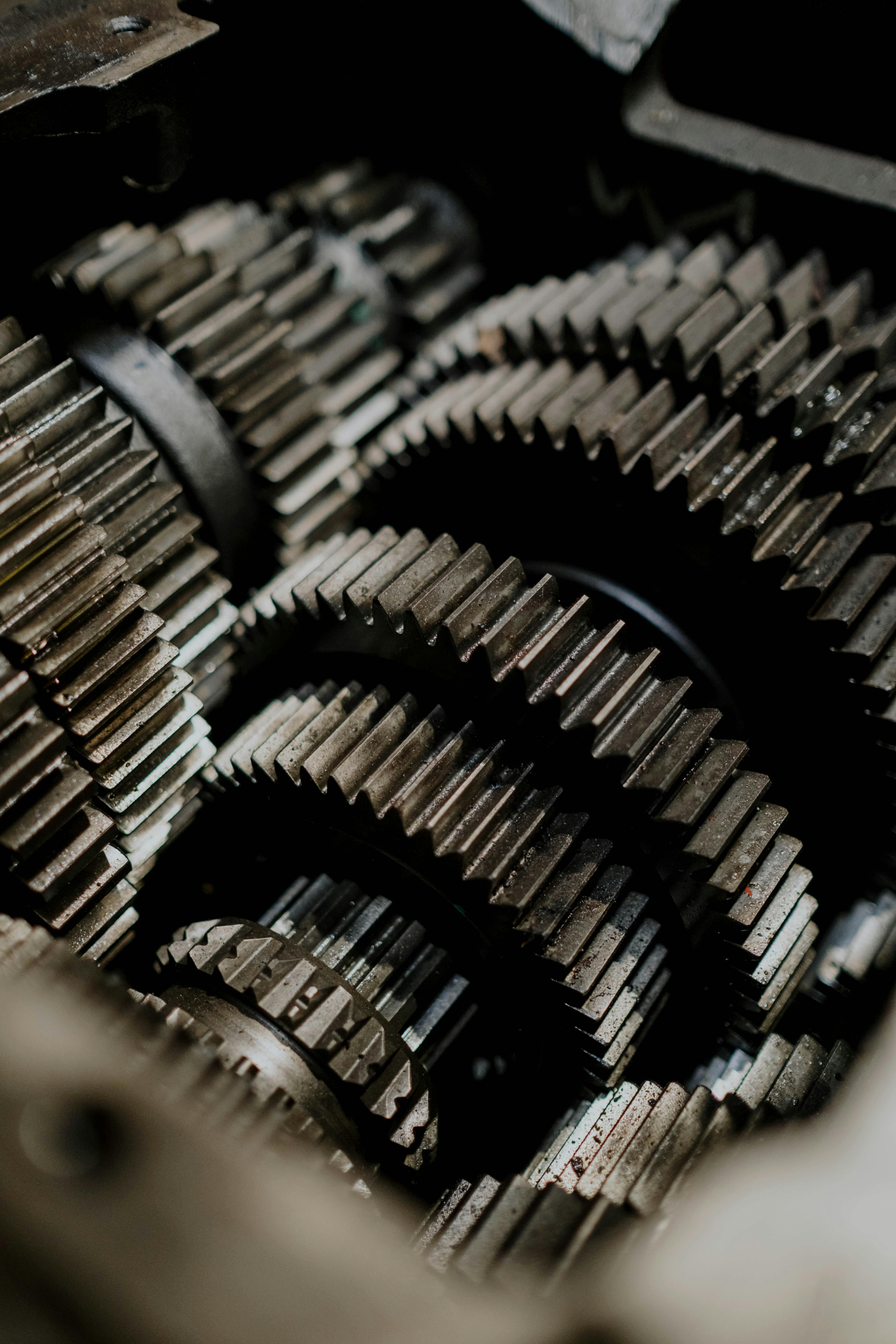 Freesmachine — mechanische componenten in werking